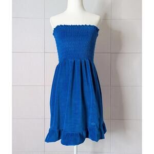 Juicy Couture soft velour strapless tube dress
